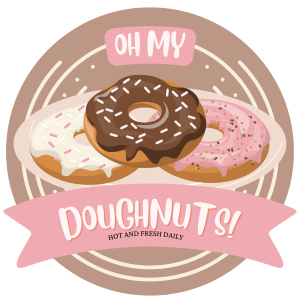 Oh My Doughnuts Logo